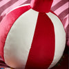 Catherine Lansfield Christmas Bauble Filled Cushion White Red