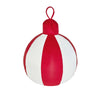 Catherine Lansfield Christmas Bauble Filled Cushion White Red