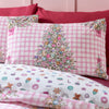 Catherine Lansfield Christmas Sweets And Treats Duvet Cover Bedding Set Pink