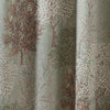 Catherine Lansfield Woodland Trees Ready Made Pencil Pleat Curtains Green