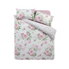 Catherine Lansfield Avebury Floral Duvet Cover Bedding Set Cream