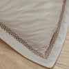 Catherine Lansfield Classic Lattice Lace Duvet Cover Bedding Set Natural
