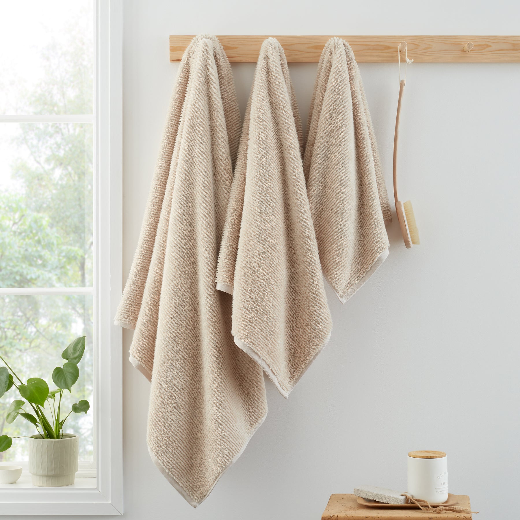 Bianca Soft Zero Twist Spa Towels Natural