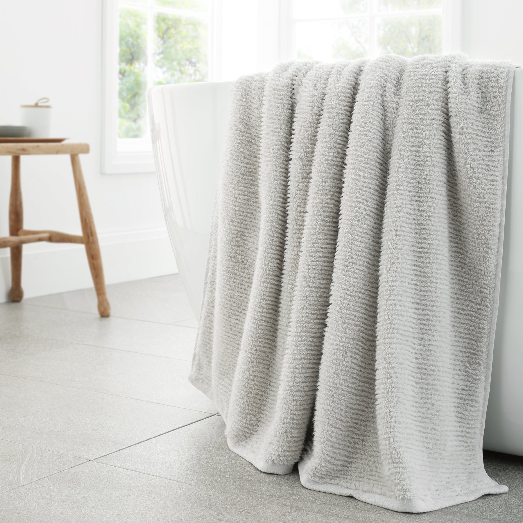 Bianca Soft Zero Twist Spa Towels Silver