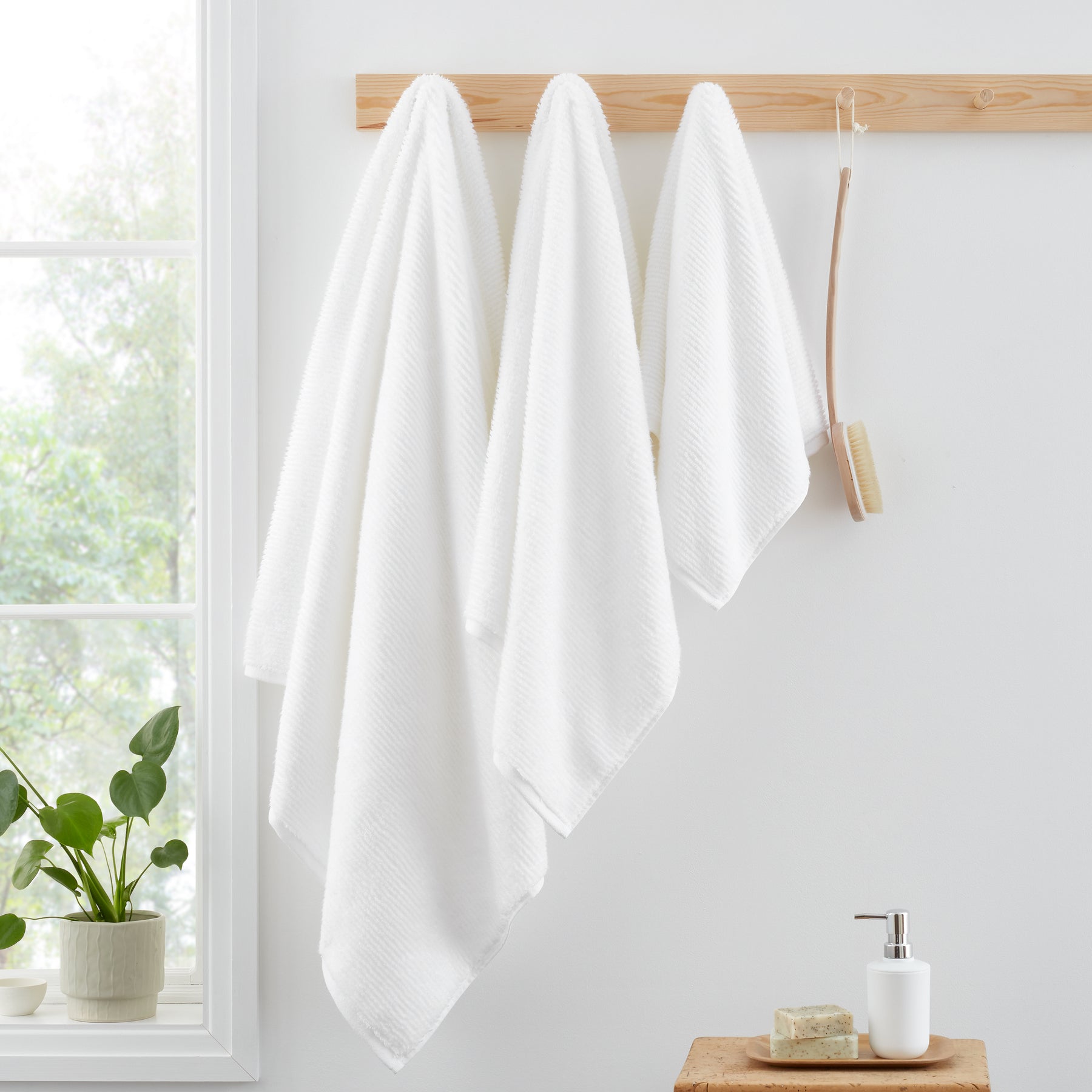 Bianca Soft Zero Twist Spa Towels White