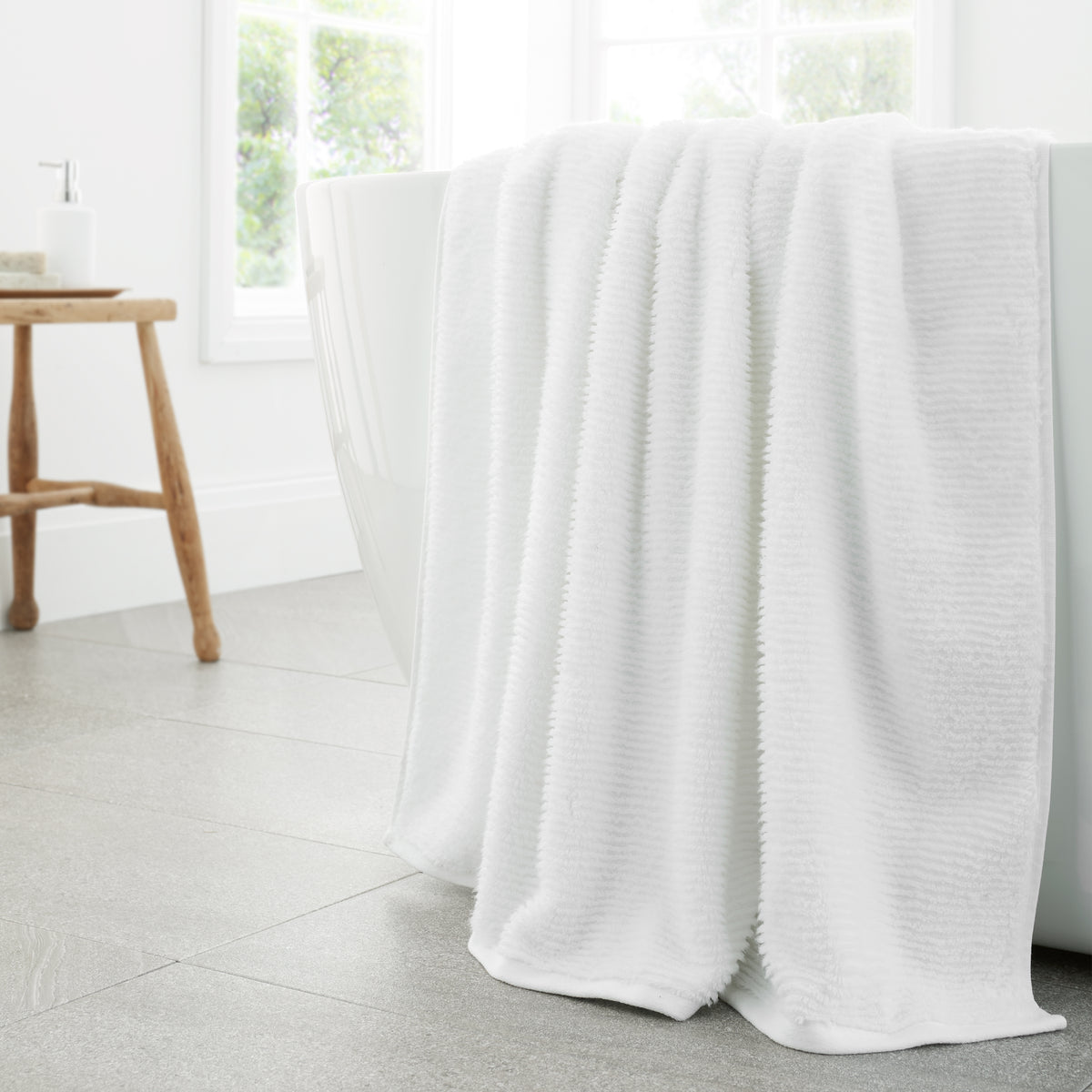 Bianca Soft Zero Twist Spa Towels White