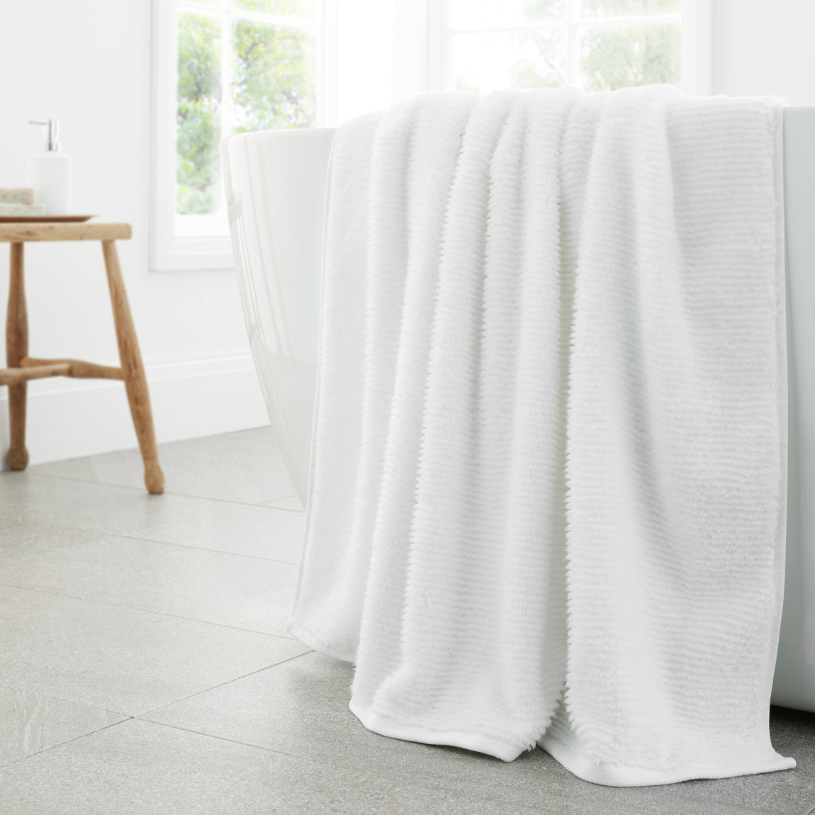 Bianca Soft Zero Twist Spa Towels White