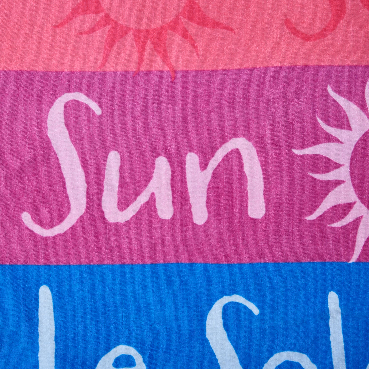 Catherine Lansfield Block Stripe Deck Chair Hood Beach Towel Bright