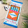 Catherine Lansfield Sardines Beach Towel Blue