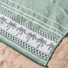 Catherine Lansfield Plam Trees Extra Large Beach Towel Green