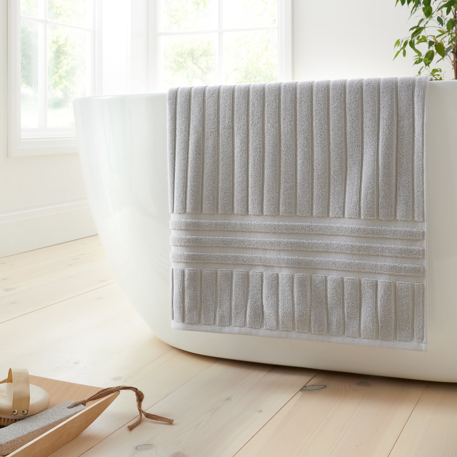 Bianca Hotel Cotton Towels Silver