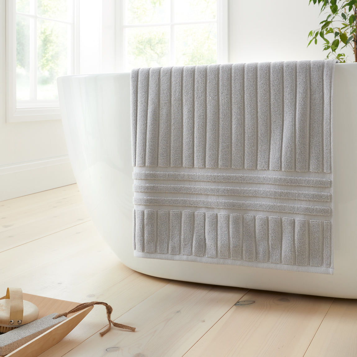 Bianca Hotel Cotton Towels Silver