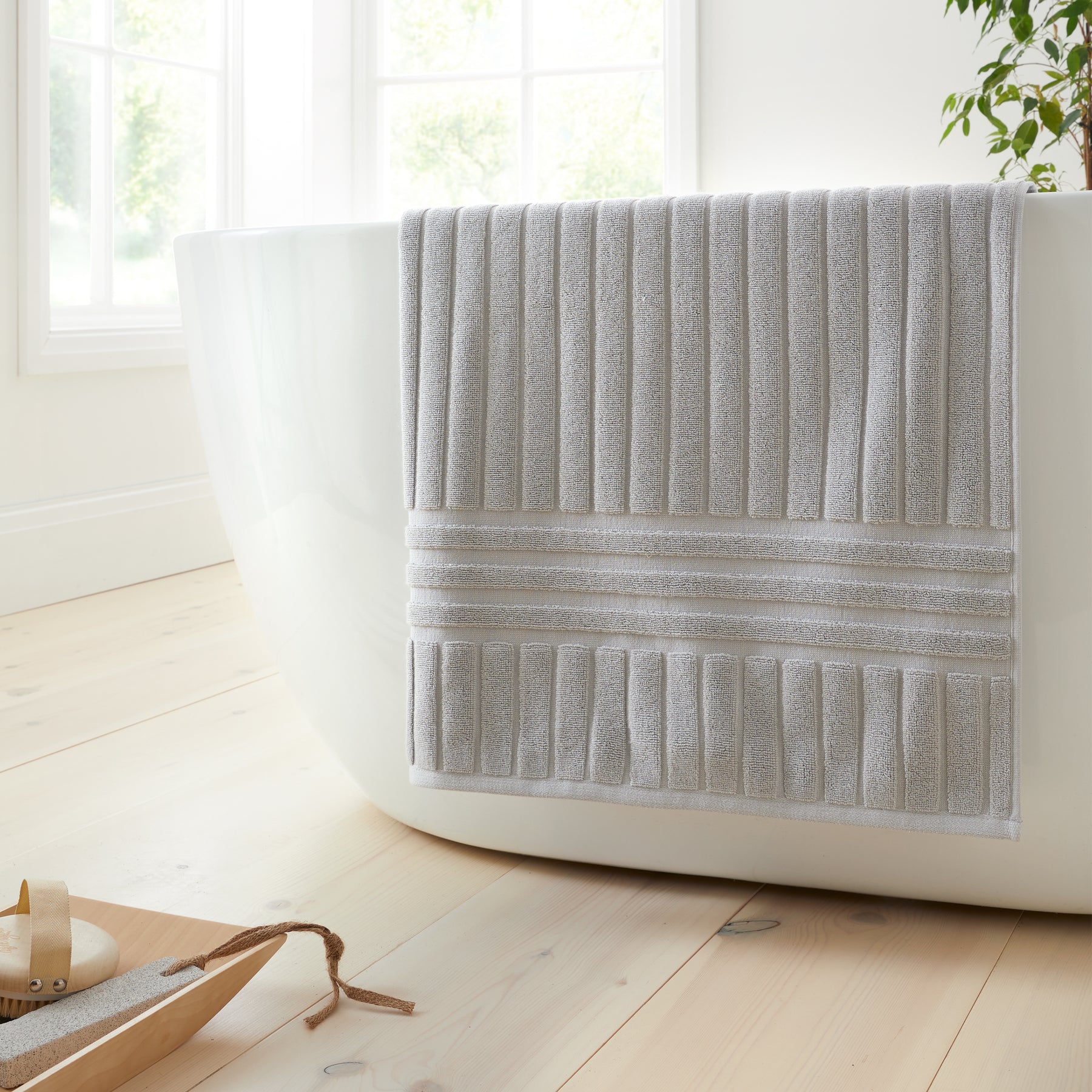 Bianca Hotel Cotton Towels Silver