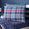 Catherine Lansfield Stars And Check Childrens Bedding Blue