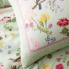 Royal Horticultural Society Birds In Bloom Duvet Cover Bedding Set Green