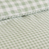 Catherine Lansfield Bamford Gingham Check Duvet Cover Bedding Set Green