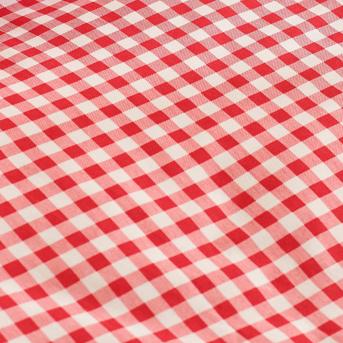 Catherine Lansfield Bamford Gingham Check Bed Linen Fitted Sheet Red