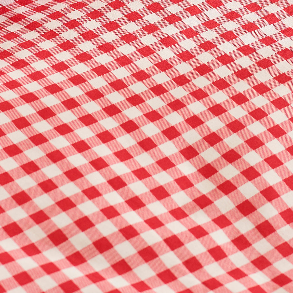 Catherine Lansfield Bamford Gingham Check Bed Linen Fitted Sheet Red