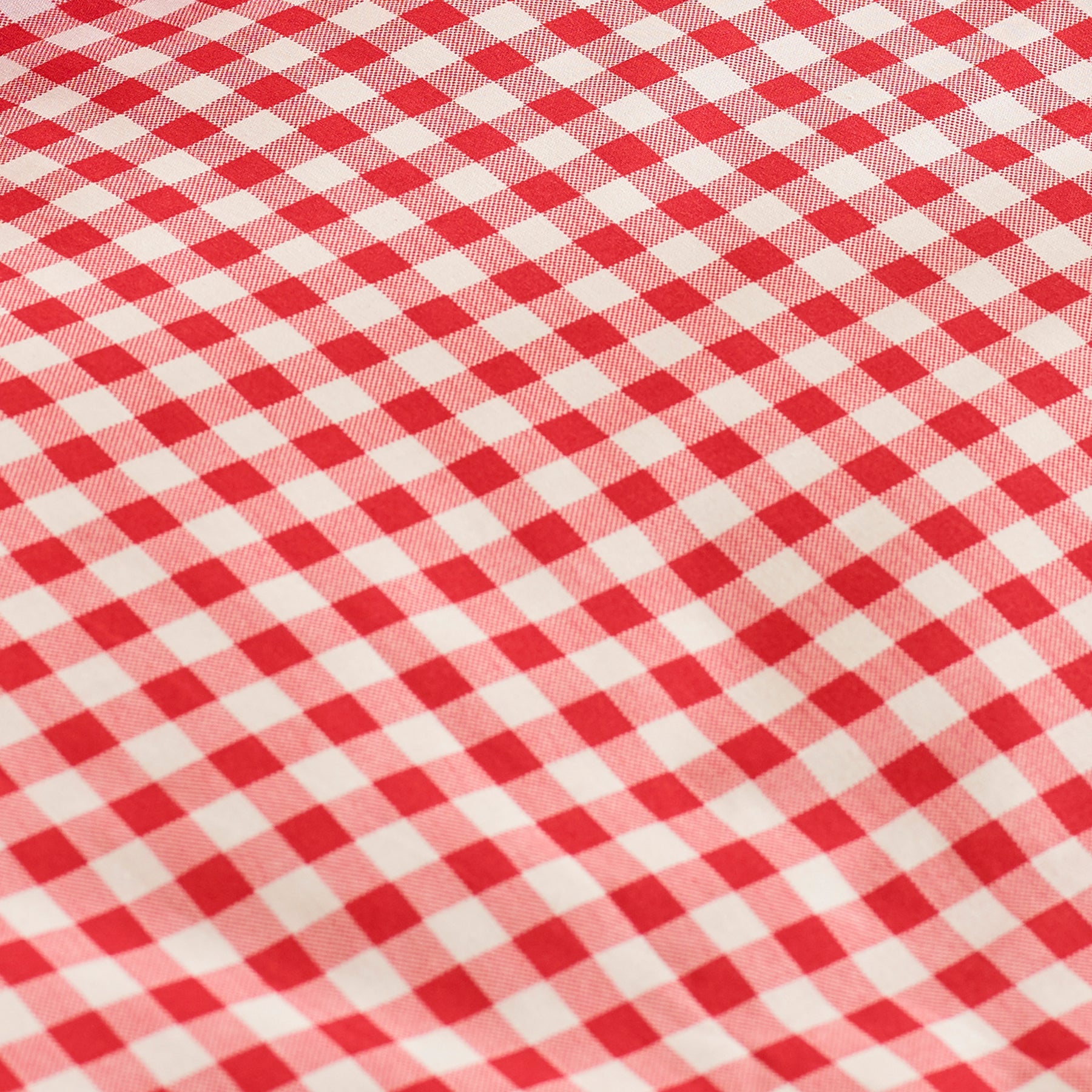Catherine Lansfield Bamford Gingham Check Bed Linen Fitted Sheet Red
