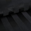 Catherine Lansfield So Soft Satin Stripe Duvet Cover Bedding Set Black