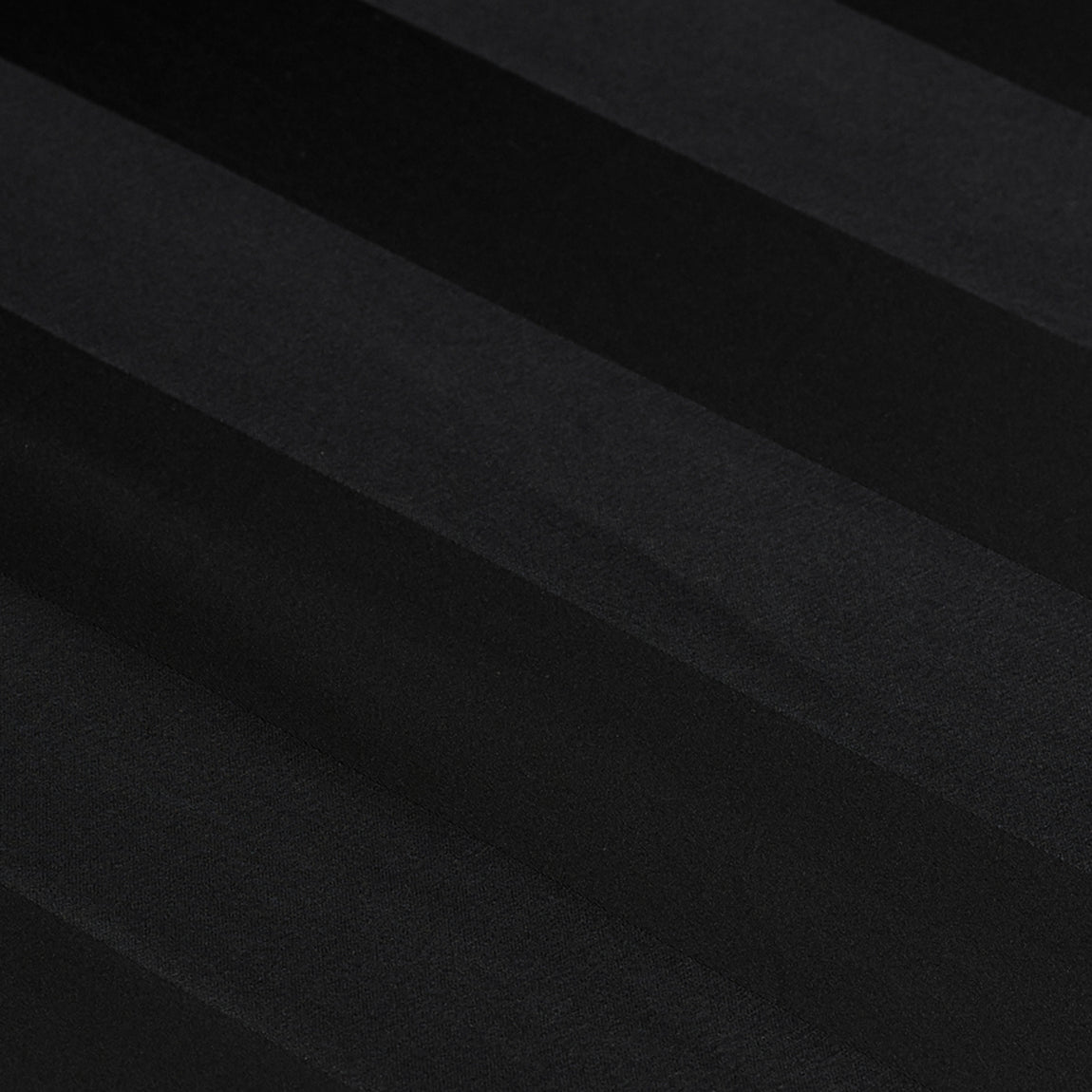 Catherine Lansfield So Soft Satin Stripe Bed Linen Fitted Sheet Black