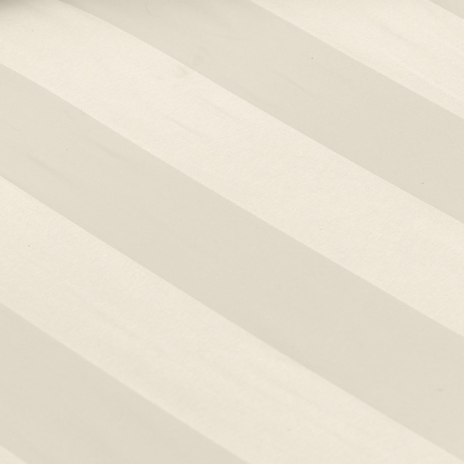 Catherine Lansfield So Soft Satin Stripe Bed Linen Fitted Sheet Cream