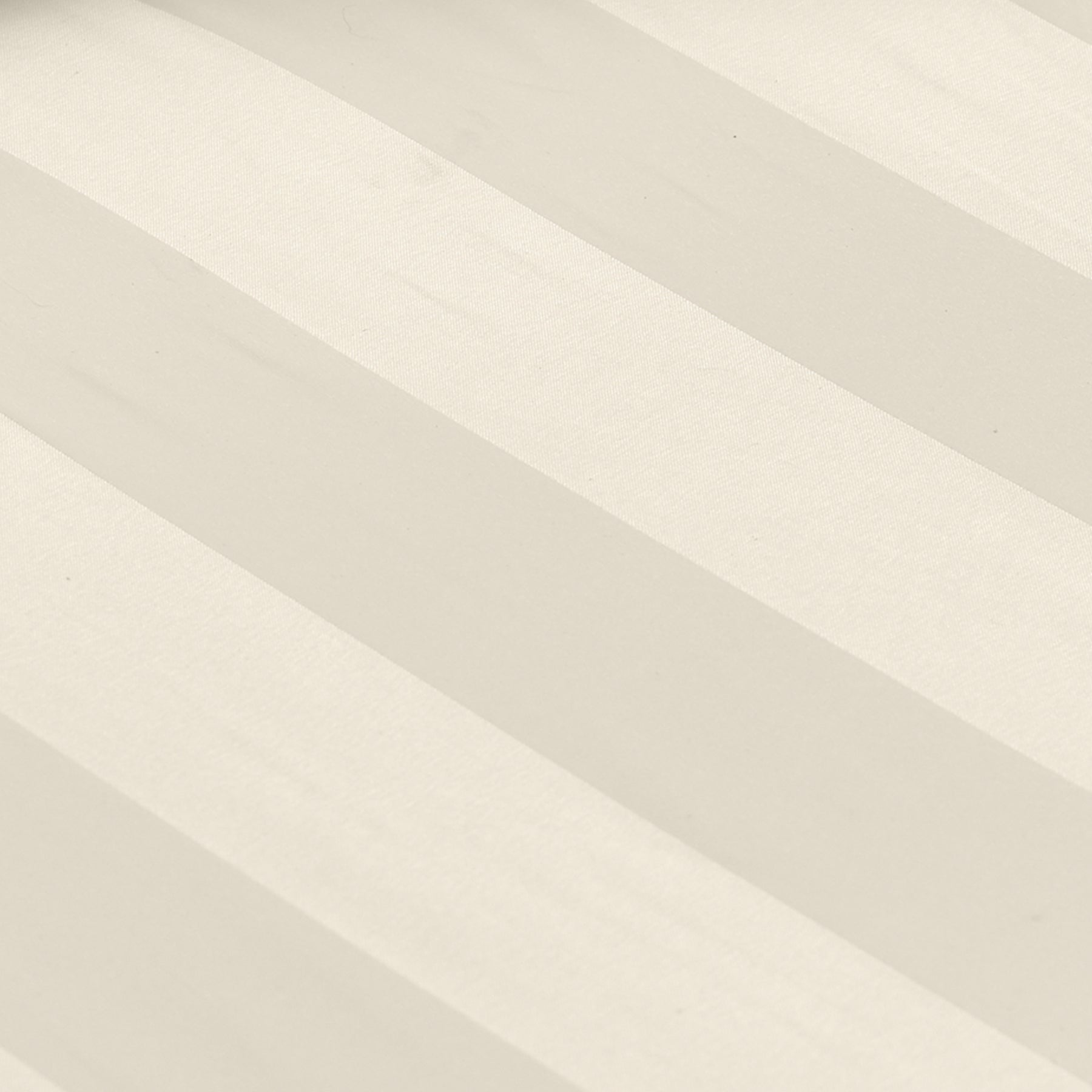 Catherine Lansfield So Soft Satin Stripe Bed Linen Fitted Sheet Cream