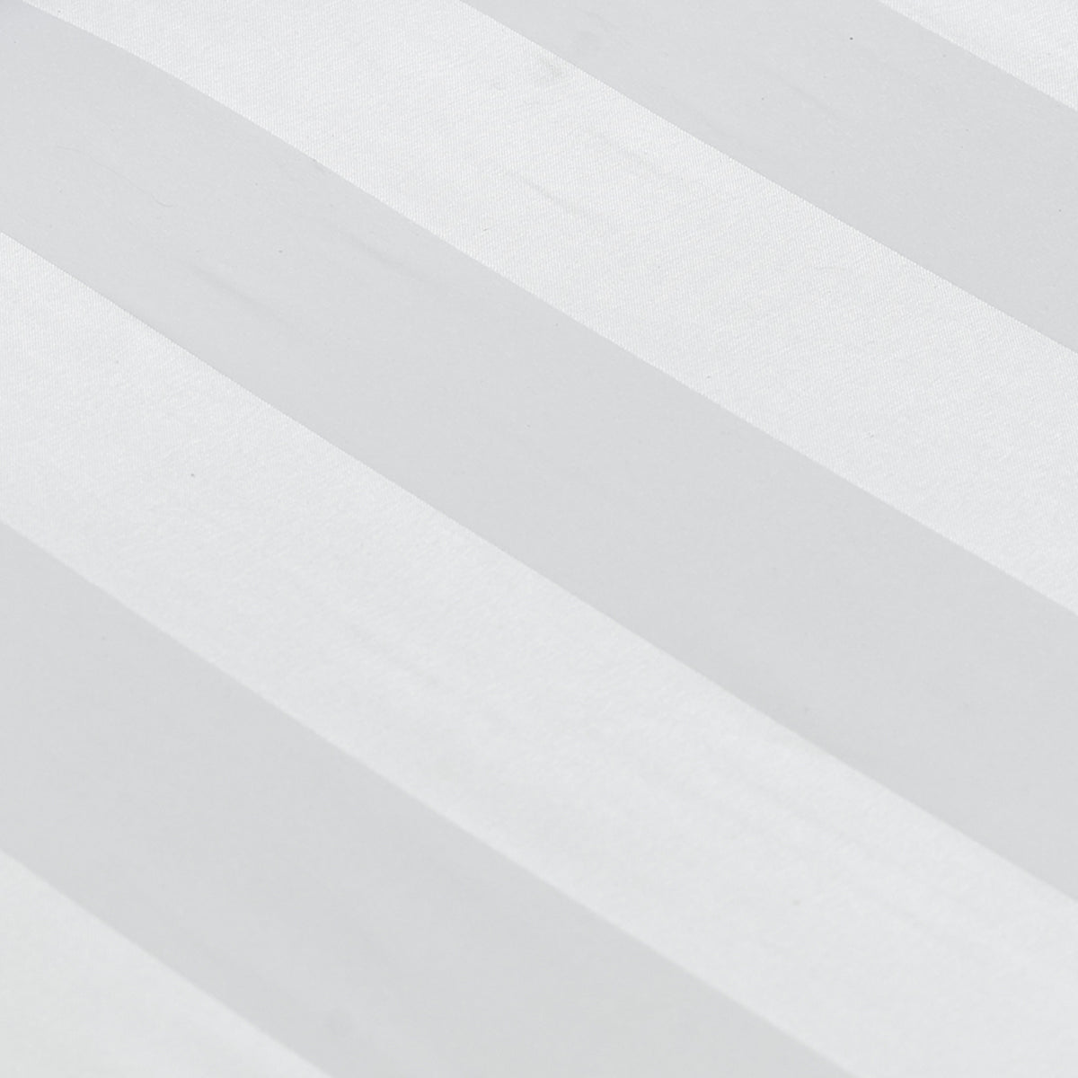Catherine Lansfield So Soft Satin Stripe Bed Linen Fitted Sheet White