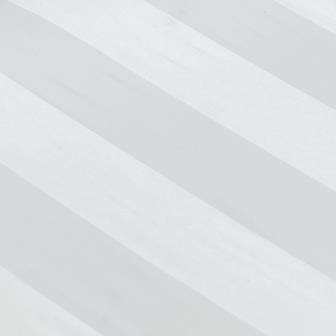 Catherine Lansfield So Soft Satin Stripe Bed Linen Fitted Sheet White