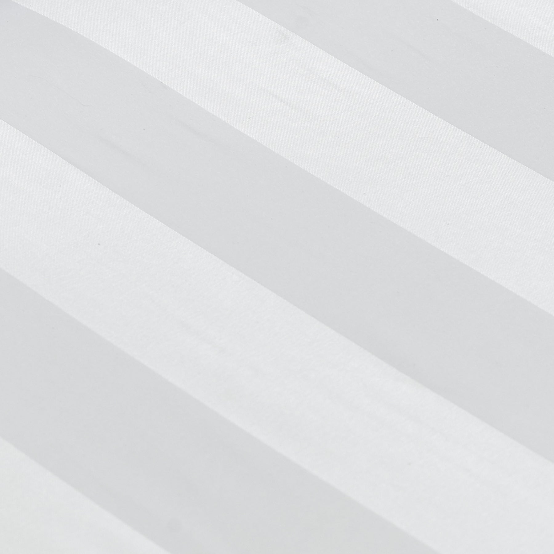 Catherine Lansfield So Soft Satin Stripe Bed Linen Fitted Sheet White