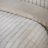 Catherine Lansfield So Soft Seersucker Stripe Duvet Cover Bedding Set Natural