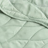 Catherine Lansfield Scallop Waves 240cm x 260cm Quilted Bedspread Green