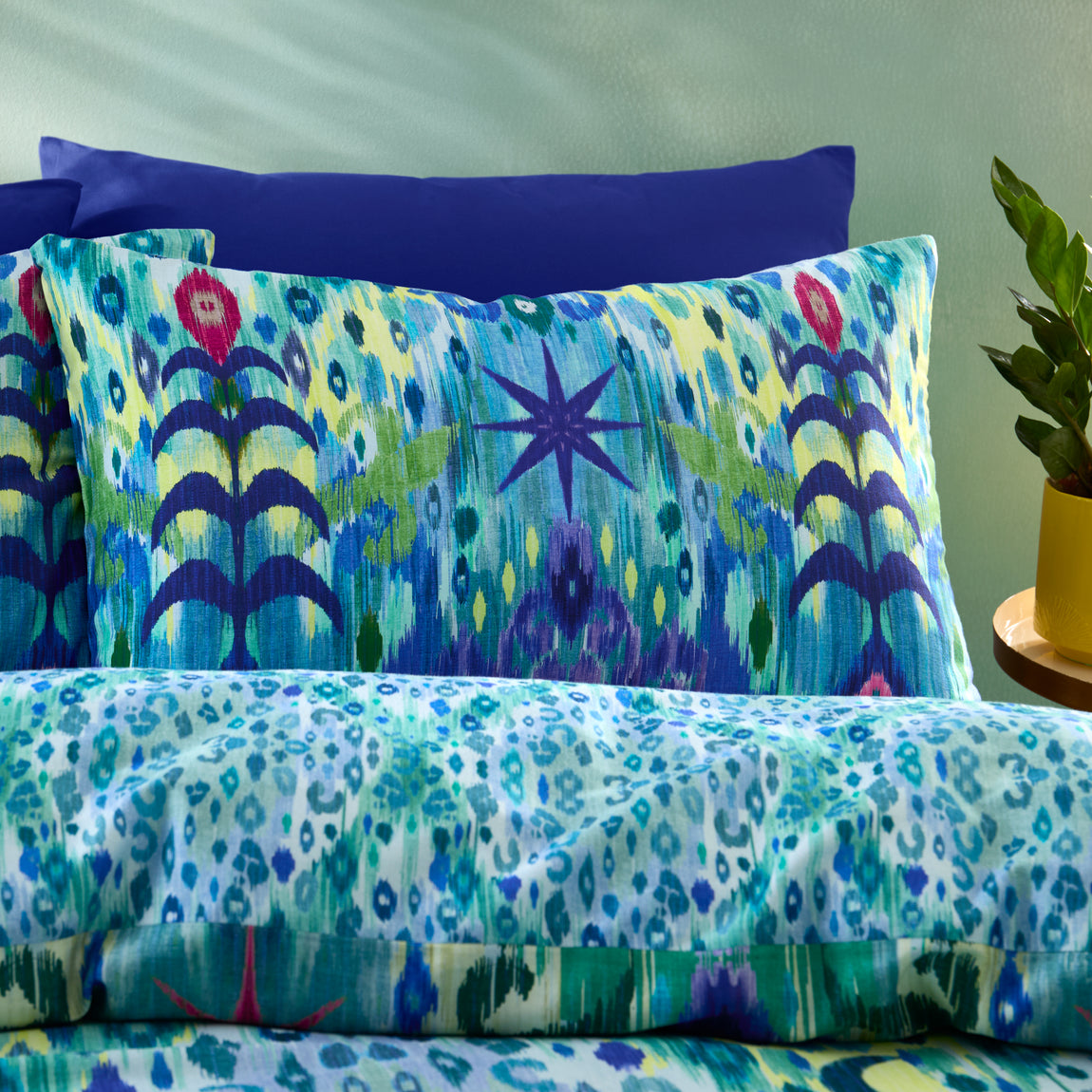 Matthew Williamson Mother Amazon Duvet Cover Bedding Set Blue