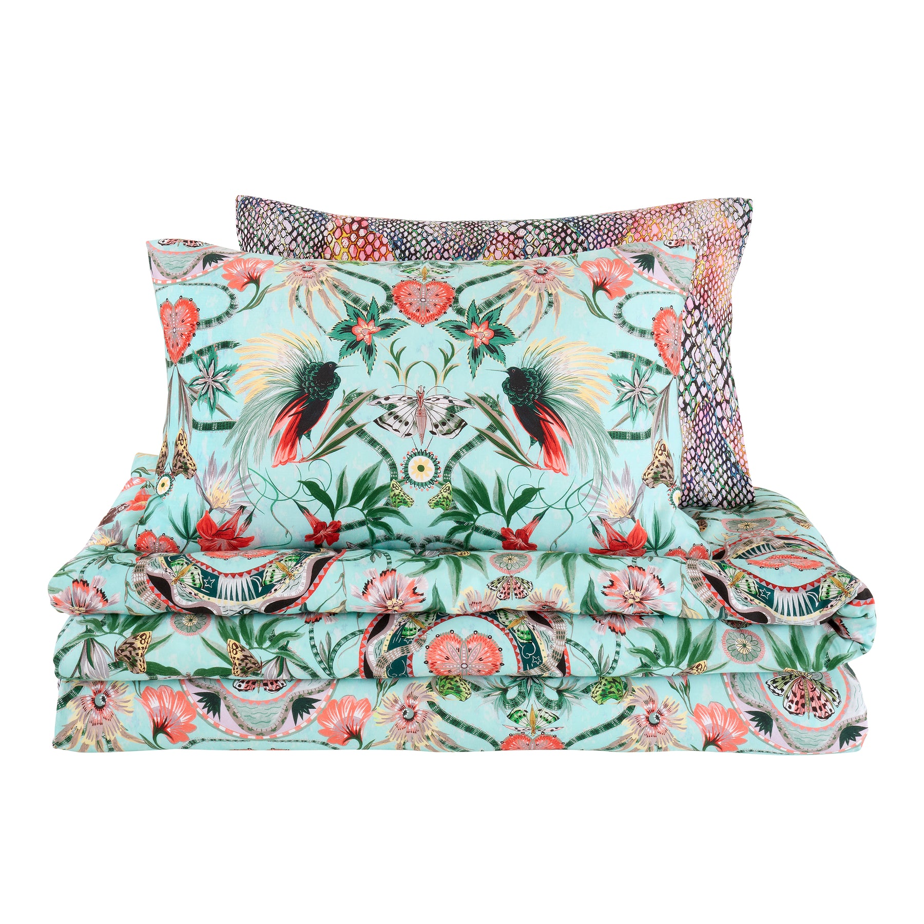 Matthew Williamson Ikat Duvet Cover Bedding Set Green