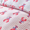 Sassy B Lobster Stripe Duvet Cover Bedding Set Pink Blue