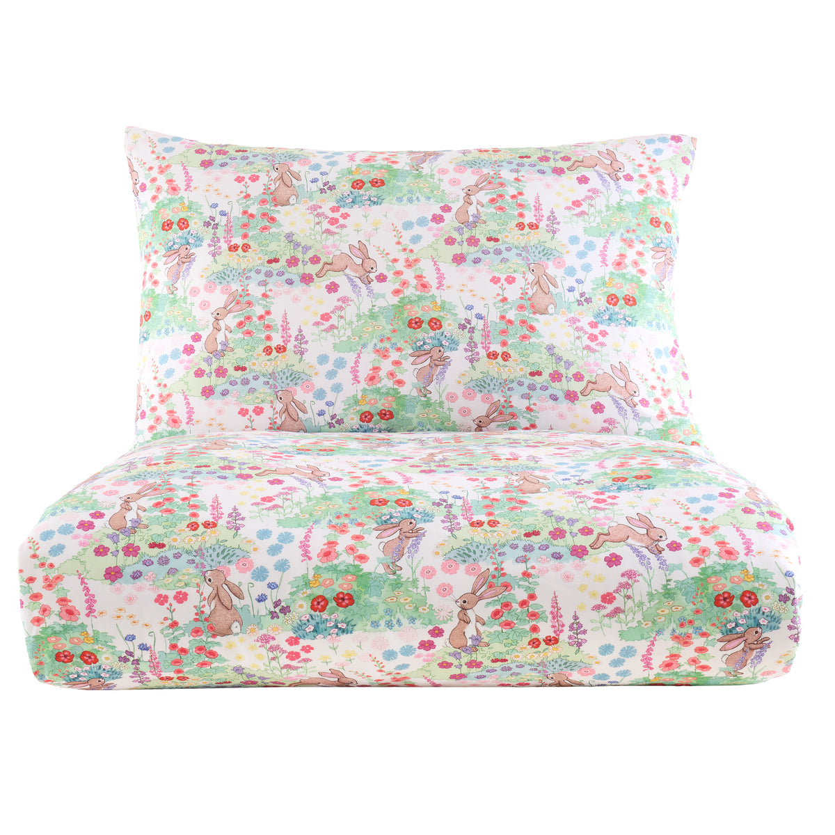 Belle and Boo Meadow Bunnies Childrens Bedding Blue