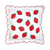 Catherine Lansfield Strawberry Filled Cushion 45cm x 45cm Red