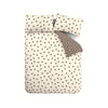 Catherine Lansfield Polka Dot Duvet Cover Bedding Set Chocolate