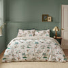 Catherine Lansfield Brushed Mallards Duvet Cover Bedding Set Cream