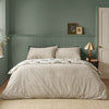 Catherine Lansfield Brushed Mallards Duvet Cover Bedding Set Cream