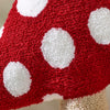 Catherine Lansfield Woodland Crochet Filled Cushion Red