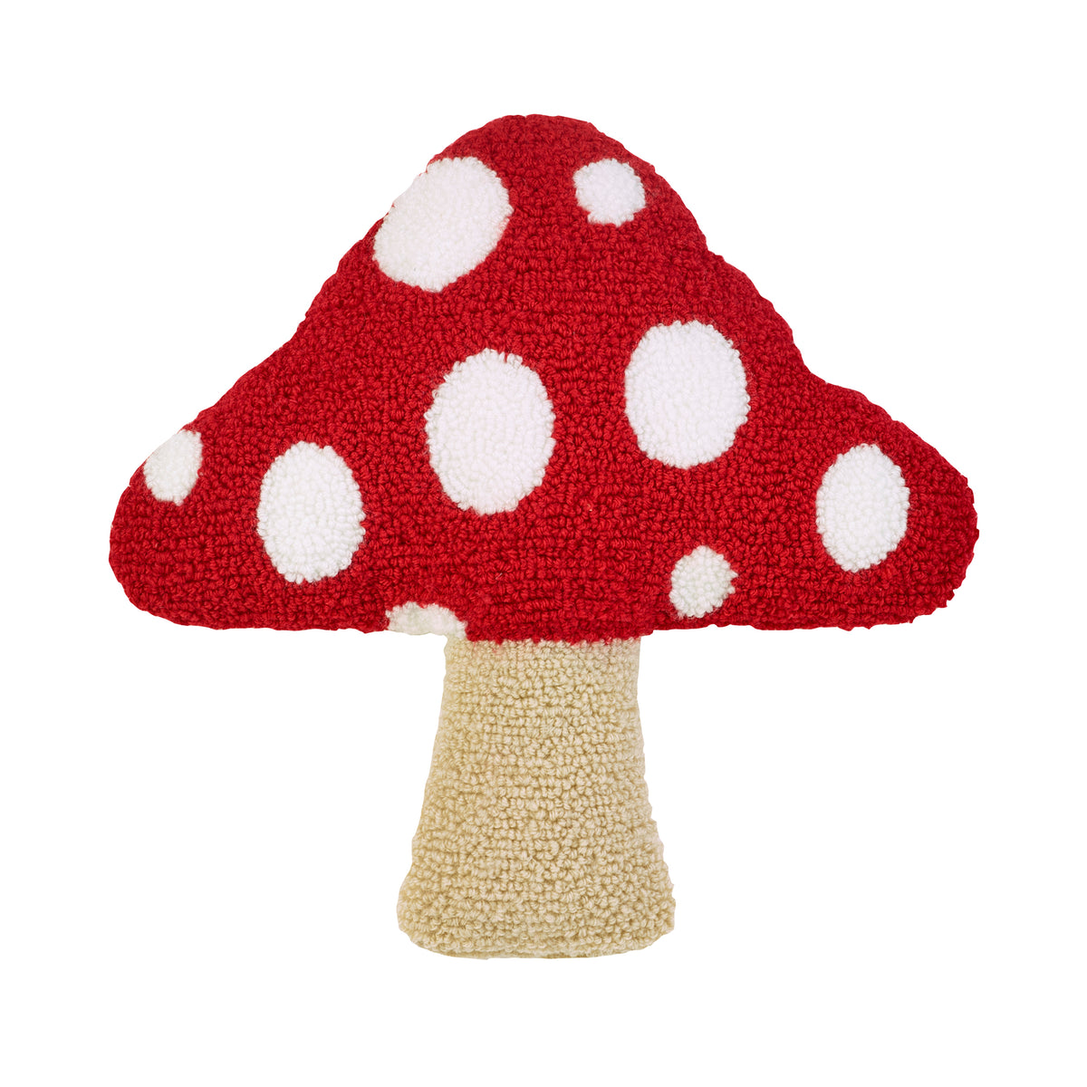 Catherine Lansfield Woodland Crochet Filled Cushion Red