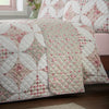 Catherine Lansfield Pinsonic Patchwork 220cm x 230cm Bedspread Green