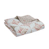 Catherine Lansfield Pinsonic Patchwork 220cm x 230cm Bedspread Green