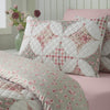 Catherine Lansfield Pinsonic Patchwork Duvet Cover Bedding Set Green