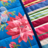 Sophie Robinson Darling Floral Stripe 240cm x 260cm Bedspread Bright