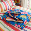 Sophie Robinson Darling Floral Stripe 240cm x 260cm Bedspread Bright