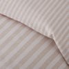Catherine Lansfield Epping Textured Stripe Duvet Cover Bedding Set Natural