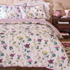 Cath Kidston Climbing Rose Stripe Duvet Cover Bedding Set Pink
