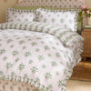 Cath Kidston Cath Crest Floral Duvet Cover Bedding Set Green